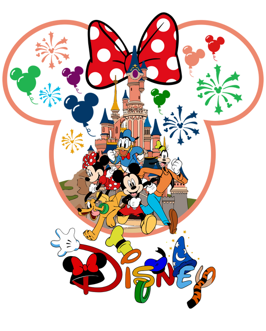 Disney D6 Transfer de sublimación para playeras